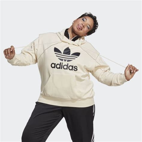 adidas Always Original Trefoil Hoodie (Plus Size) 